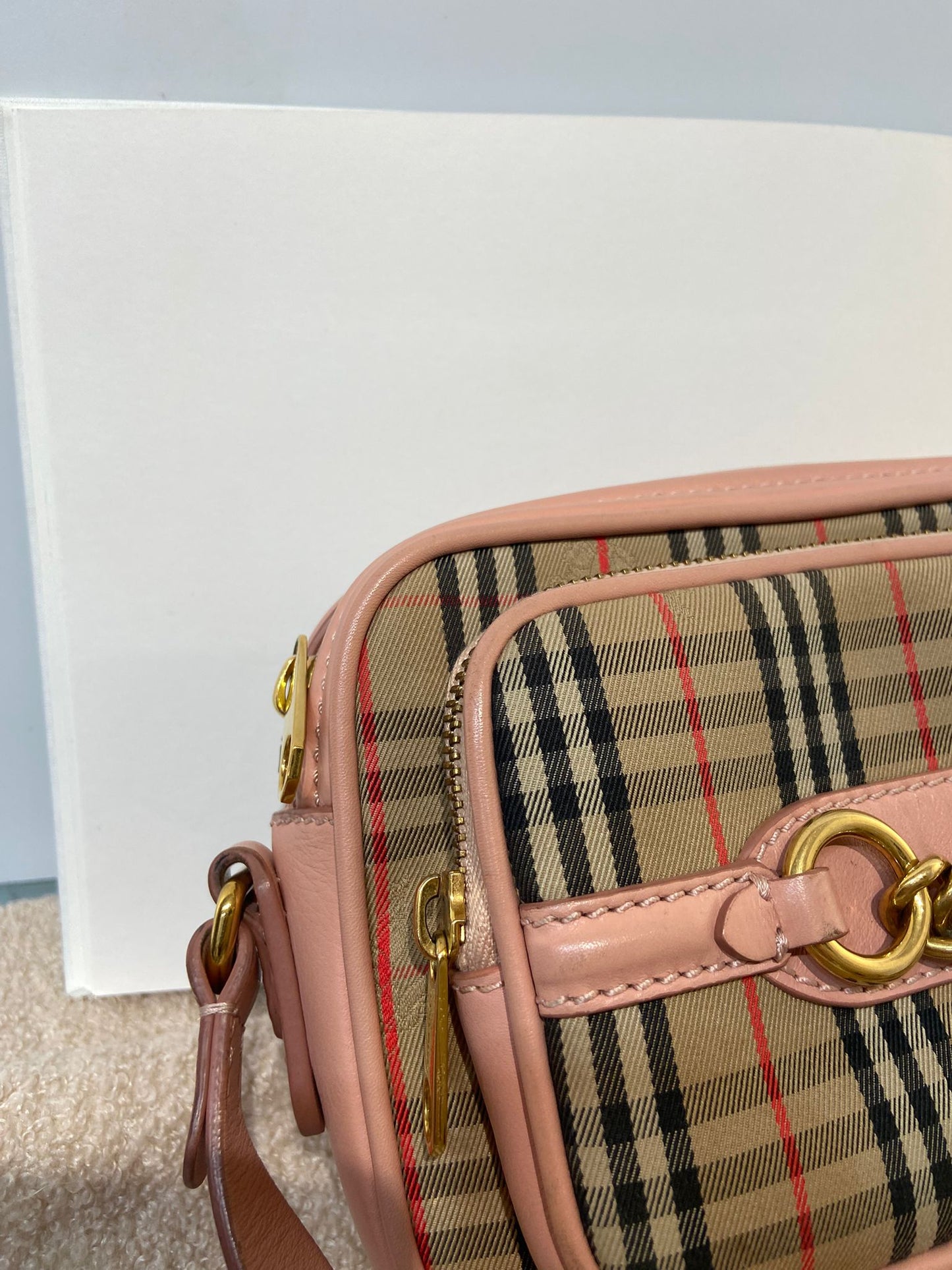 Burberry 1983 Check Link Camera Bag