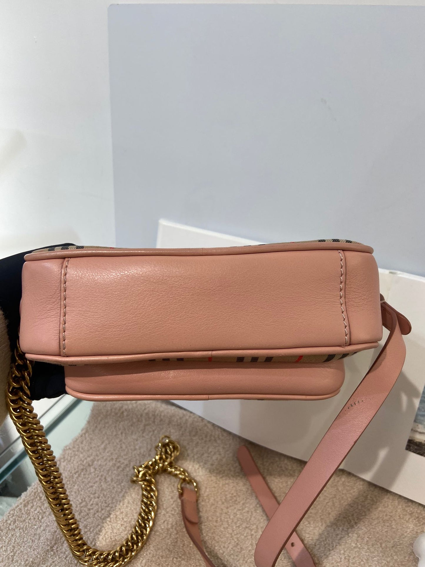 Burberry 1983 Check Link Camera Bag