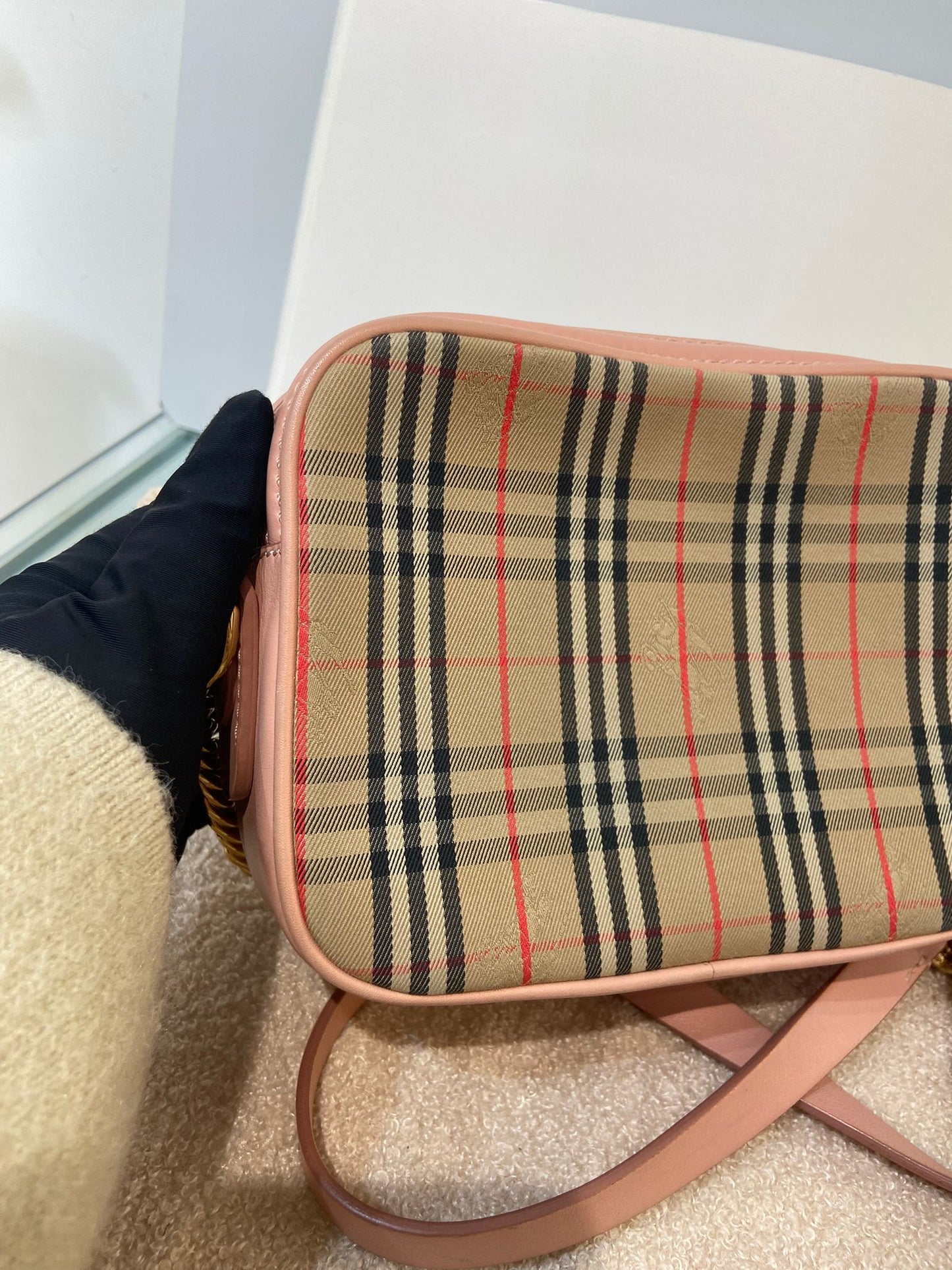 Burberry 1983 Check Link Camera Bag