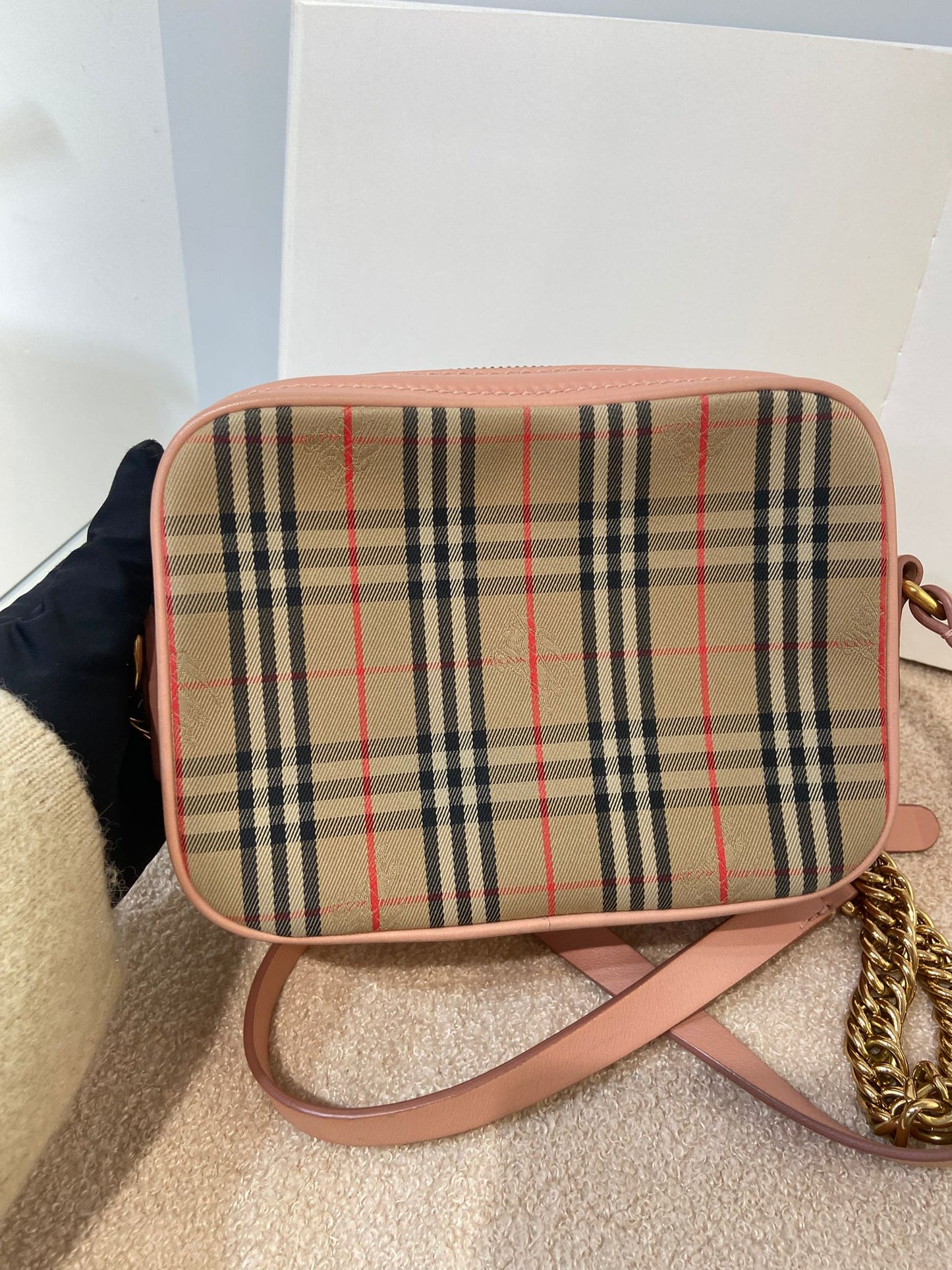 Burberry 1983 Check Link Camera Bag