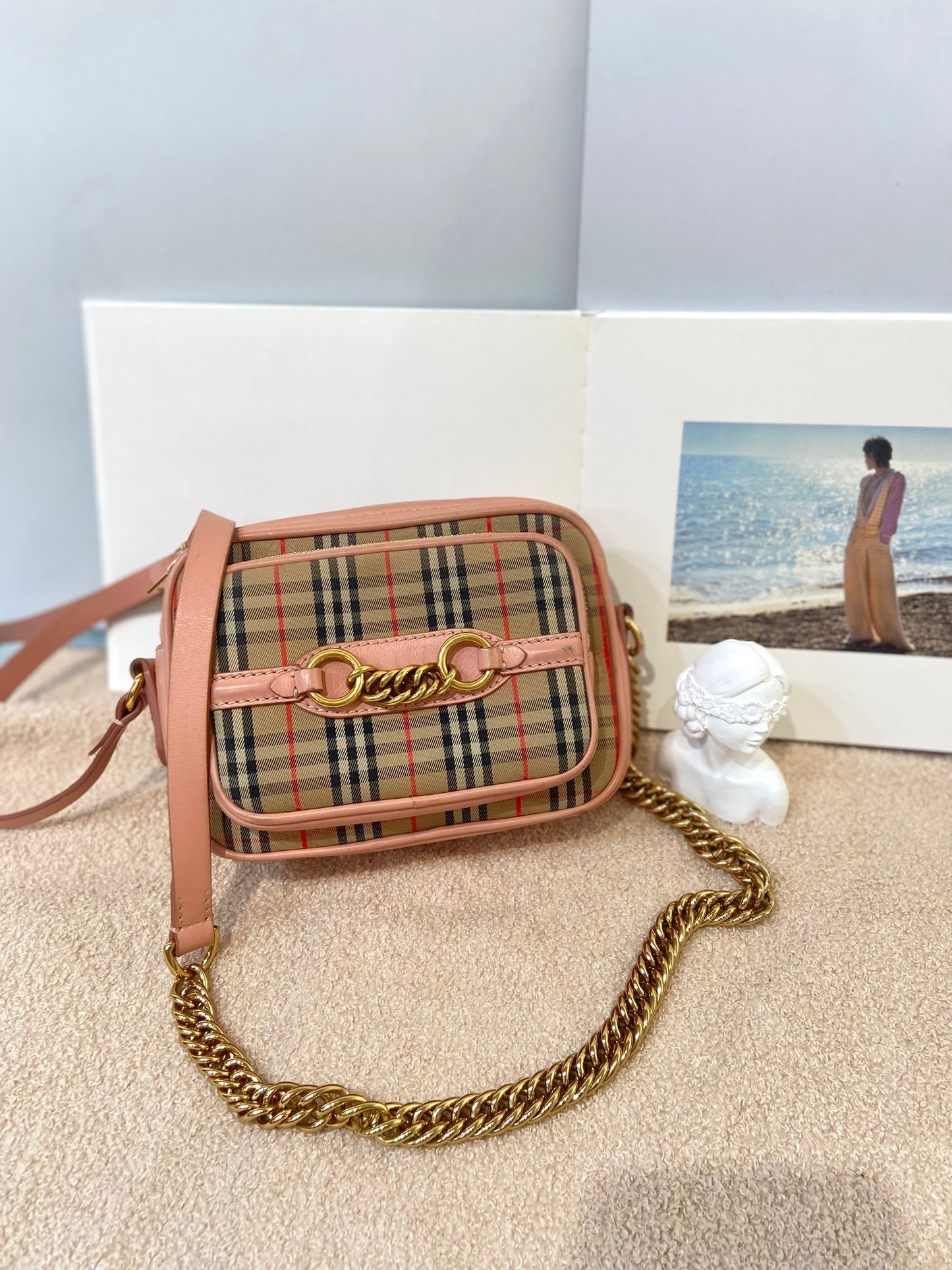 Burberry 1983 Check Link Camera Bag