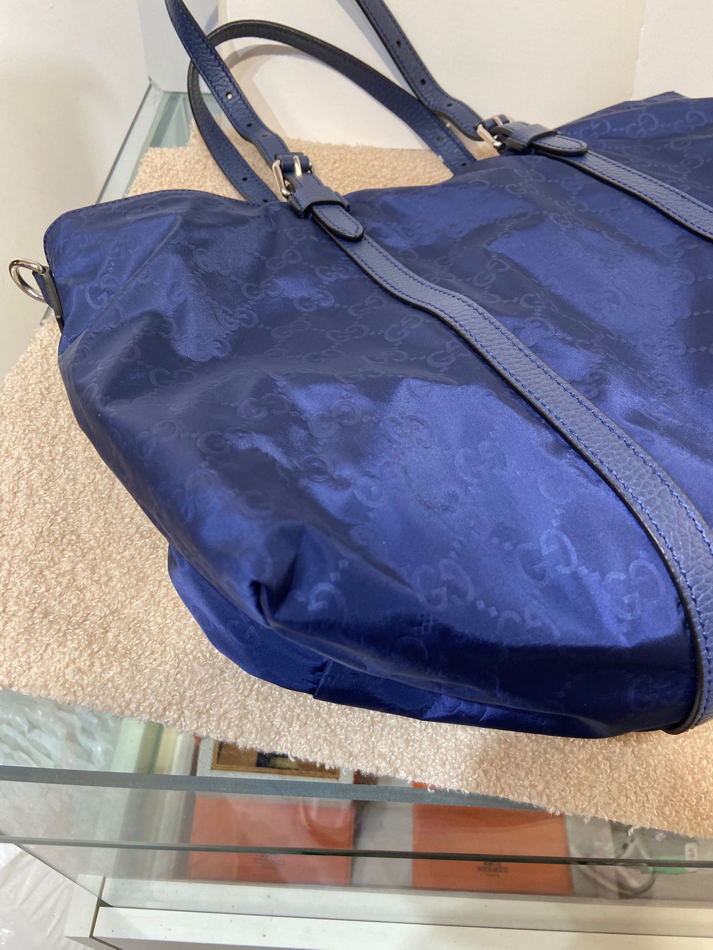 Gucci 2 ways nylon tote bag