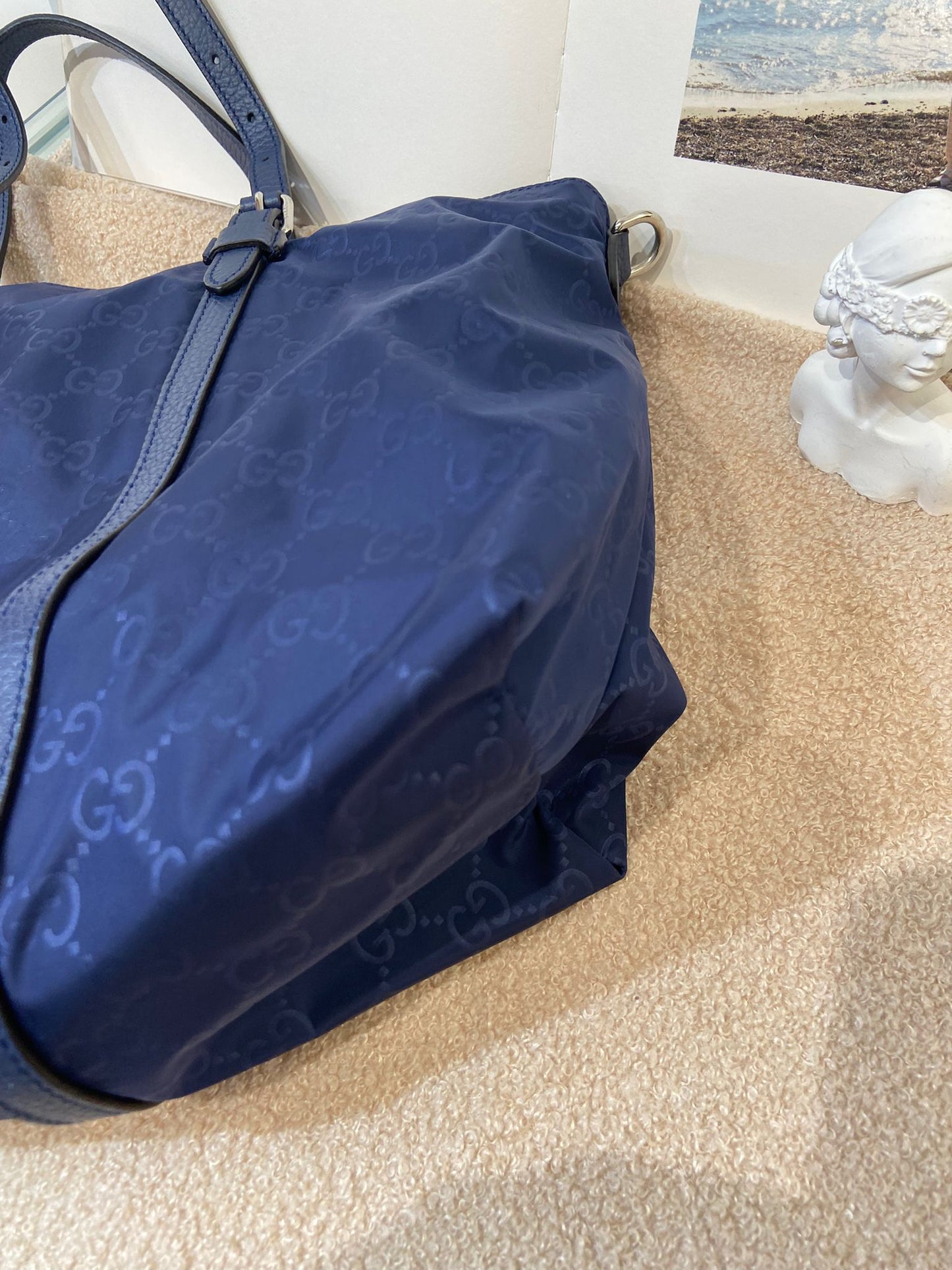 Gucci 2 ways nylon tote bag