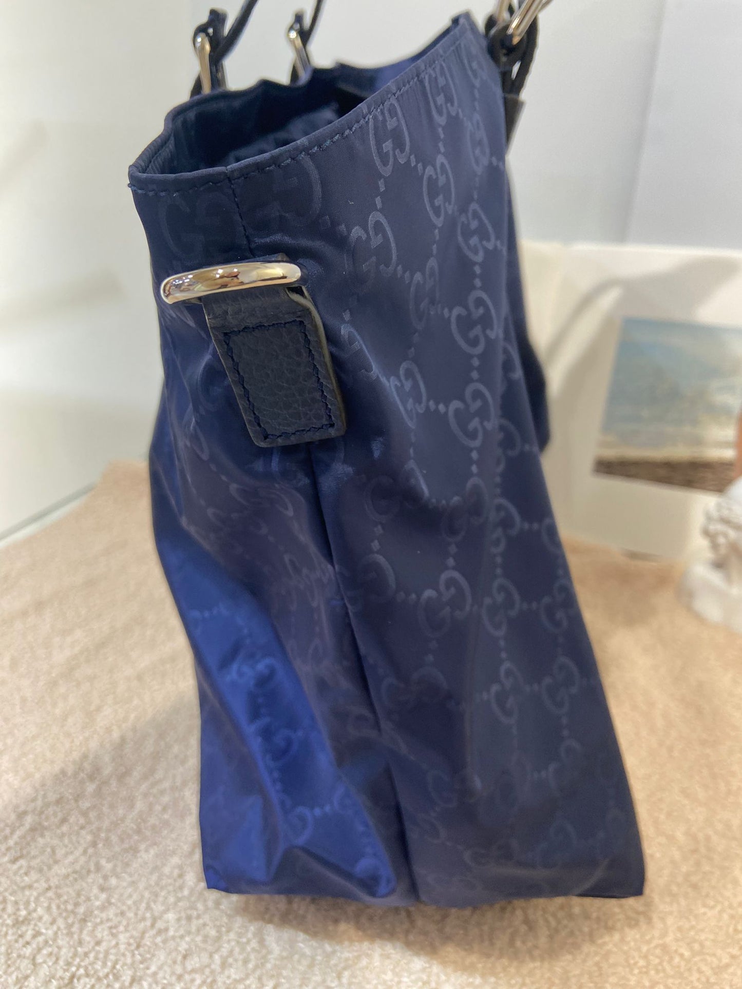 Gucci 2 ways nylon tote bag