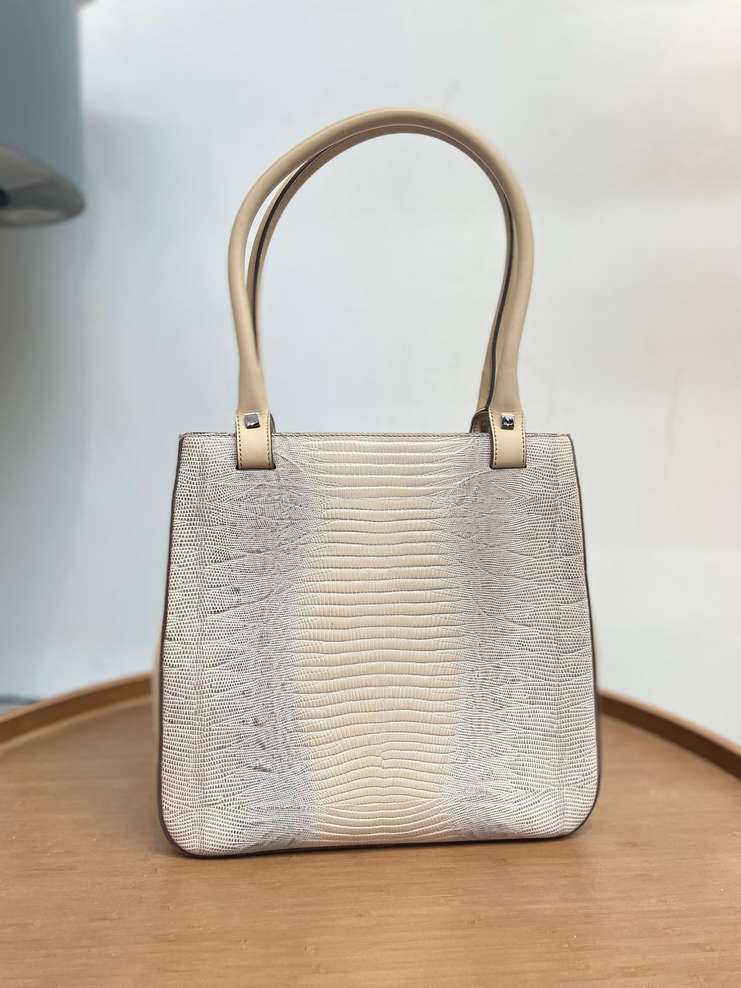 Ferragamo 蜥蜴壓紋皮袋
