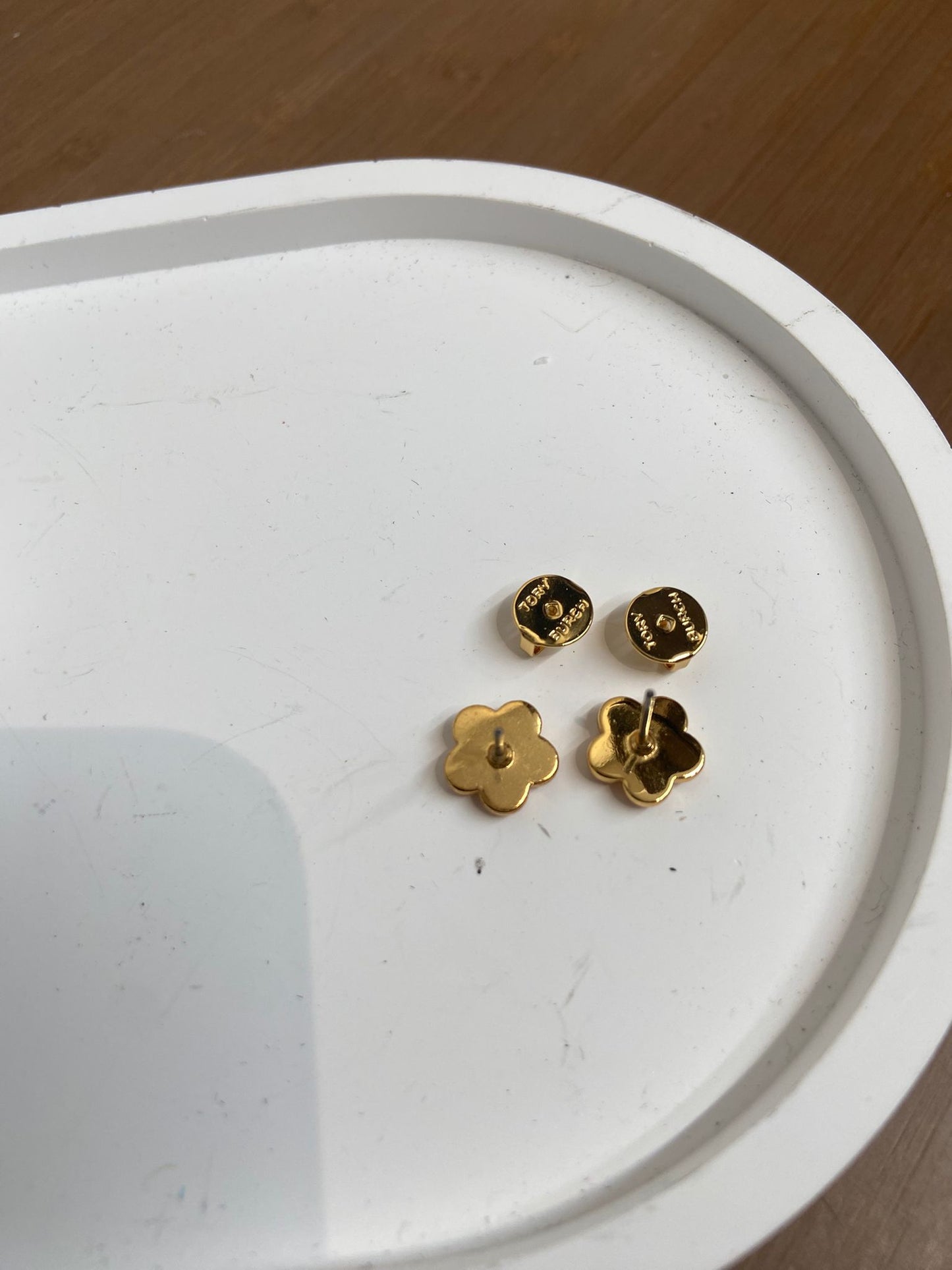 Tory Burch 花花耳環