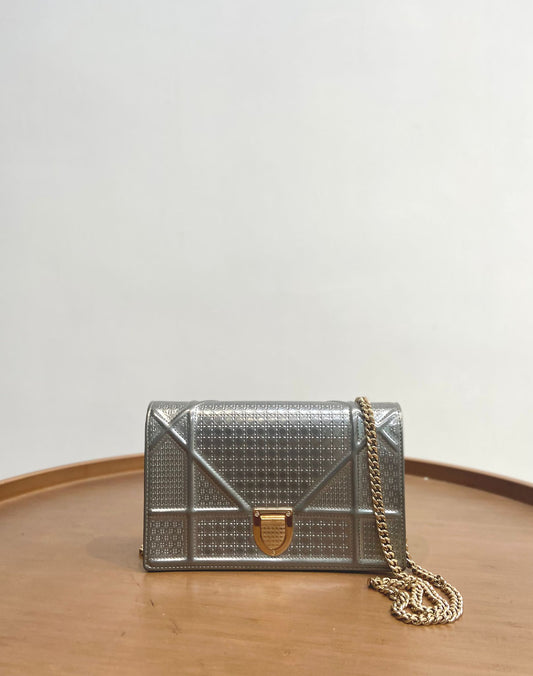 DIOR 銀色盾牌WOC