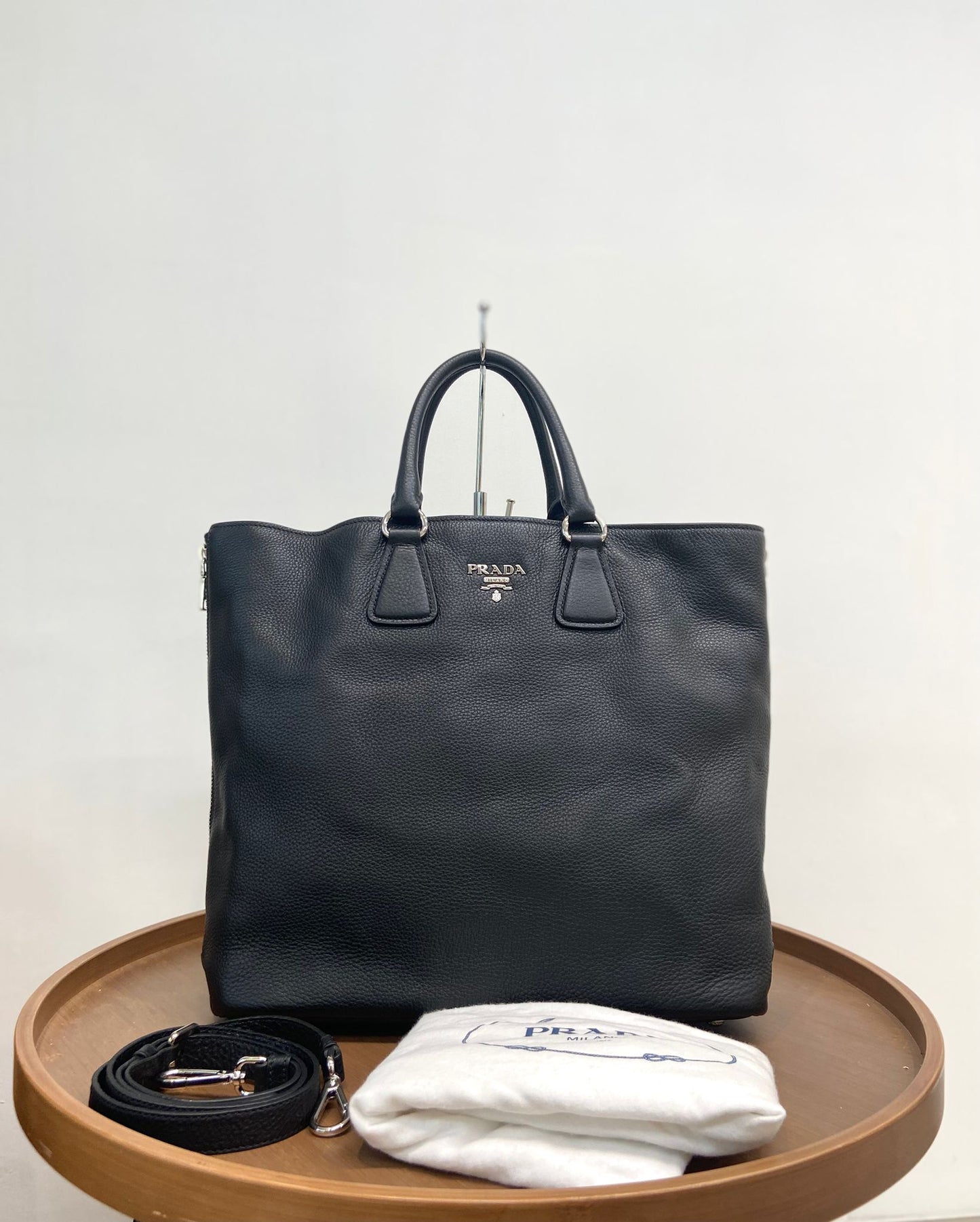 Prada 牛皮 2 ways 兩用袋