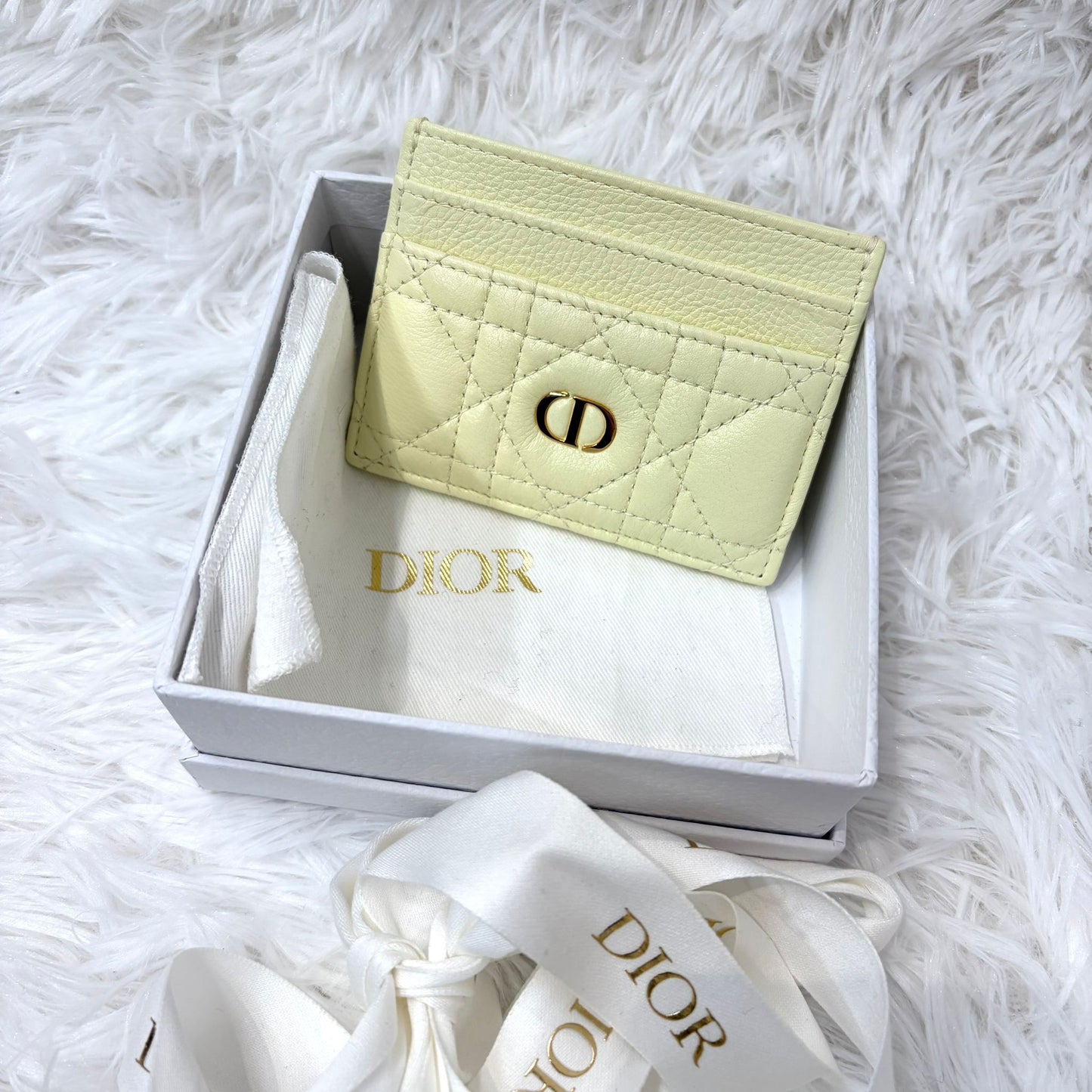 DIOR Caro 5-Slot Calfskin 卡片套