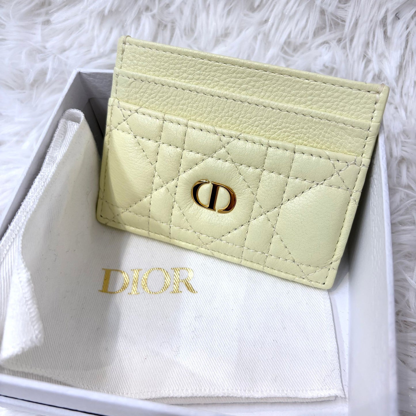 DIOR Caro 5-Slot Calfskin 卡片套