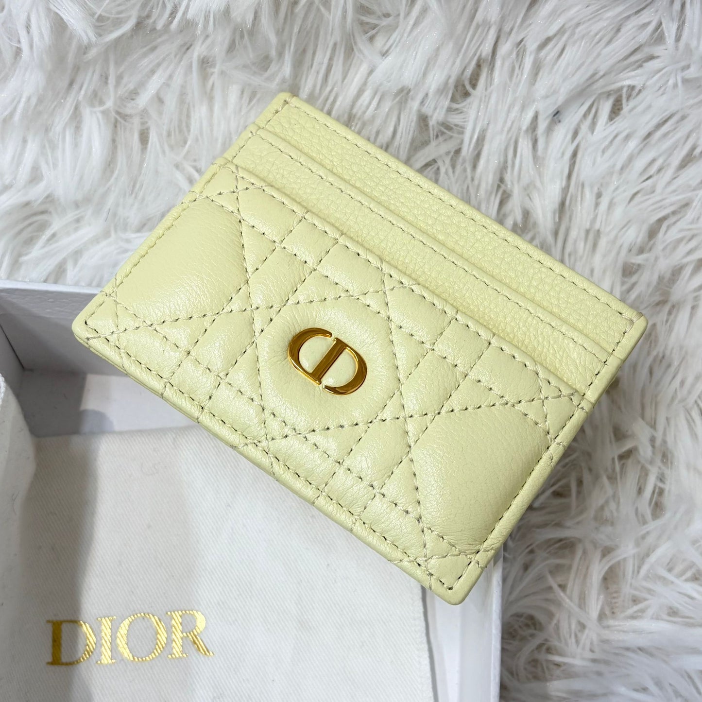 DIOR Caro 5-Slot Calfskin 卡片套