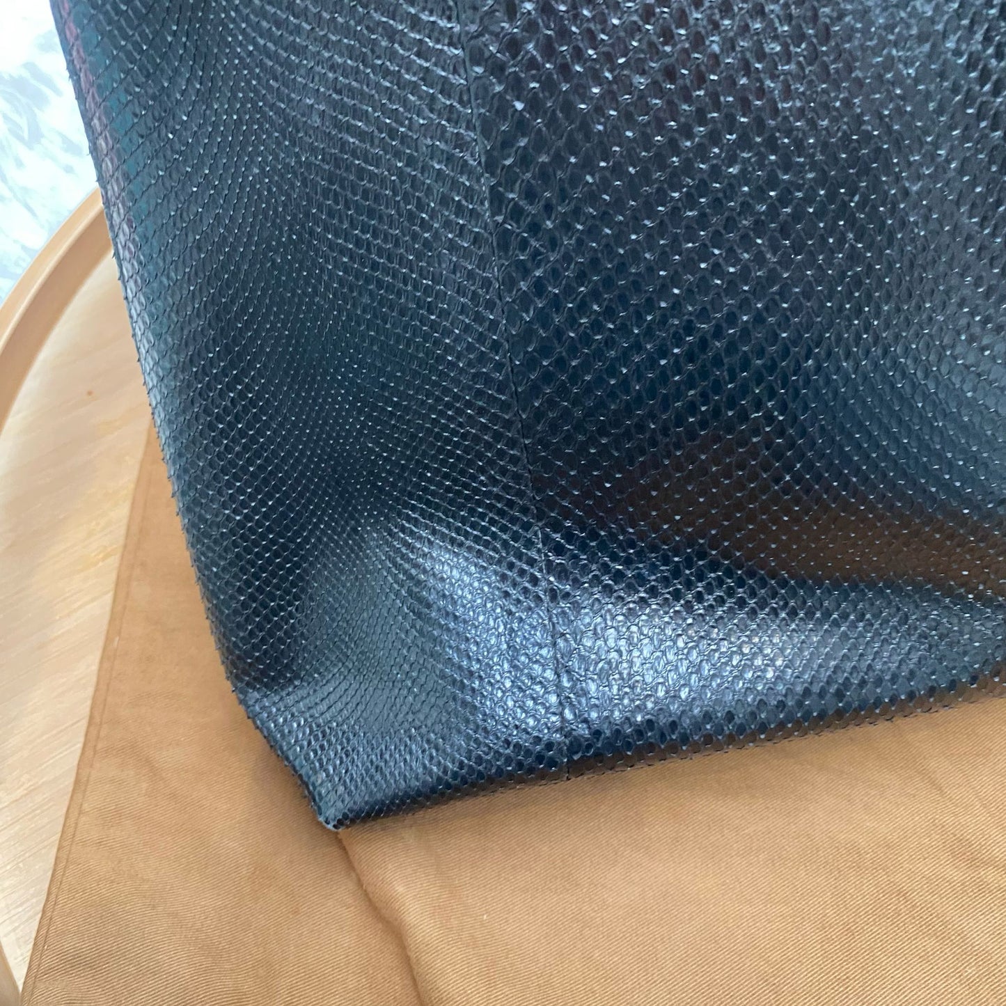 Gucci蜥蜴皮袋 有塵袋