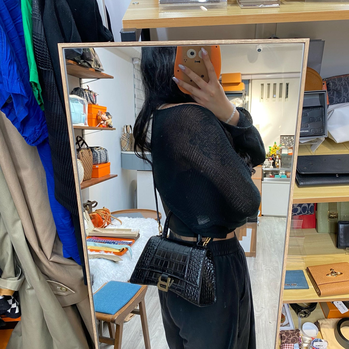 Balenciaga斜孭袋 有塵袋