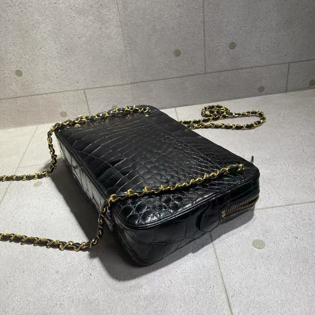 CHANEL 鱷魚皮手袋