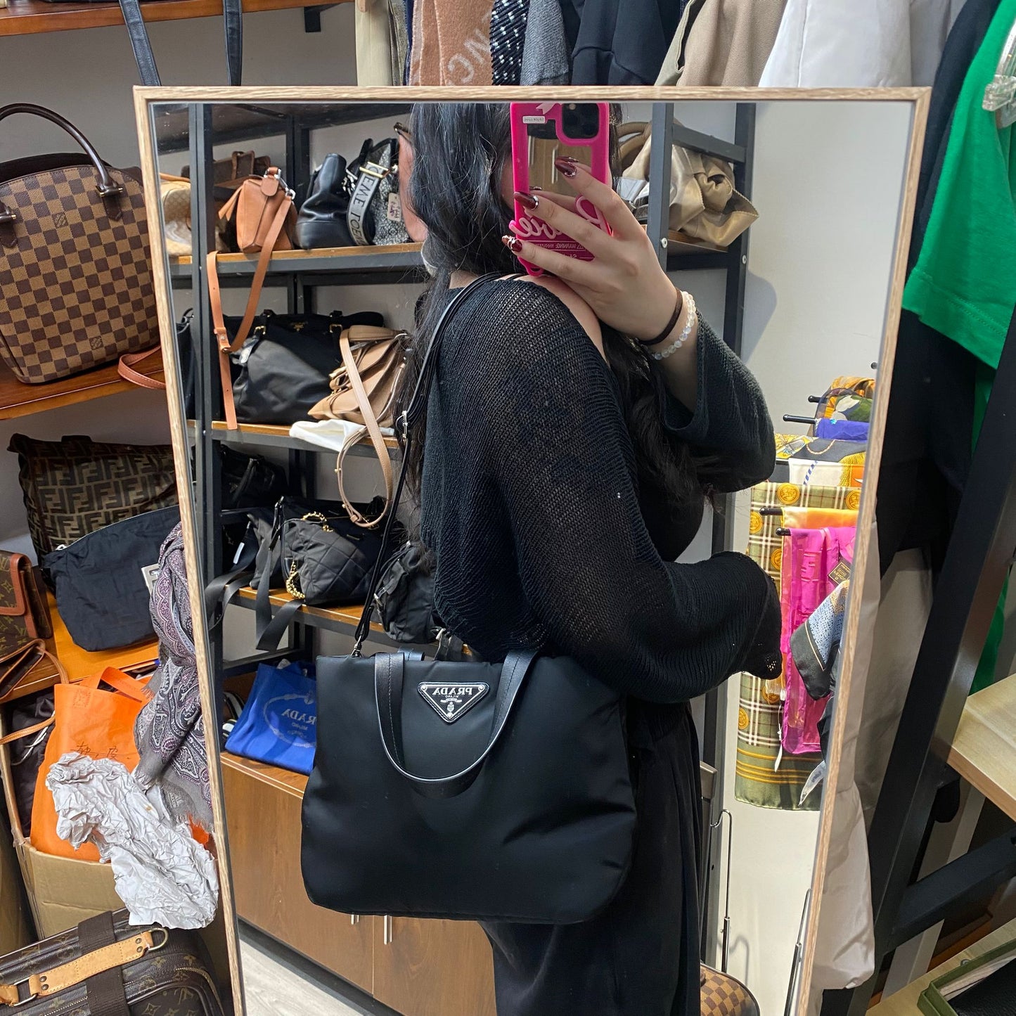 PRADA手挽袋 有卡有塵袋