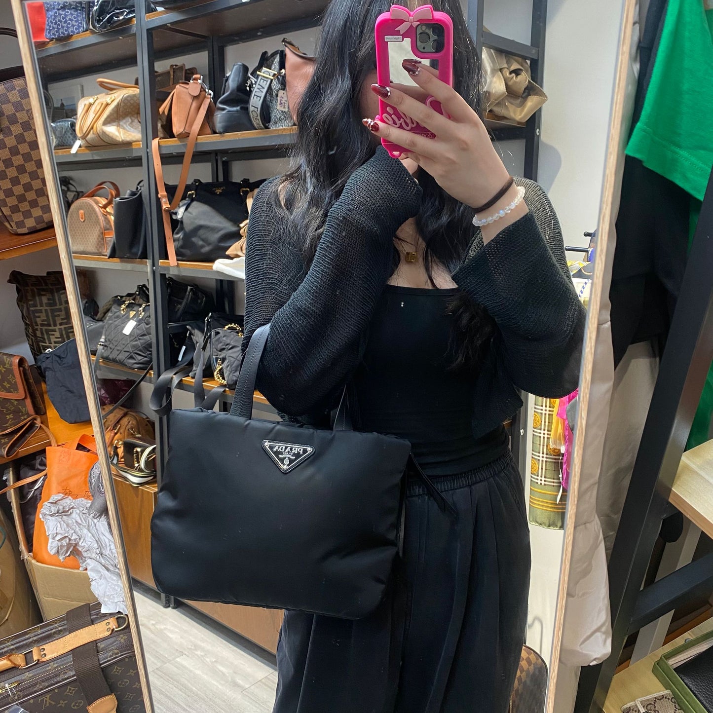 PRADA手挽袋 有卡有塵袋