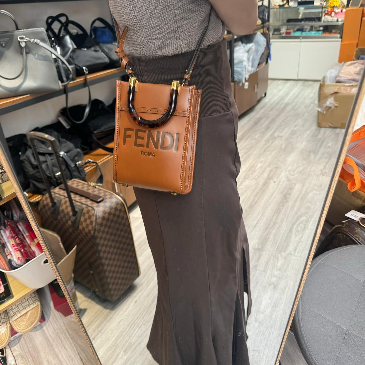 FENDI mini Sunshine 有長帶