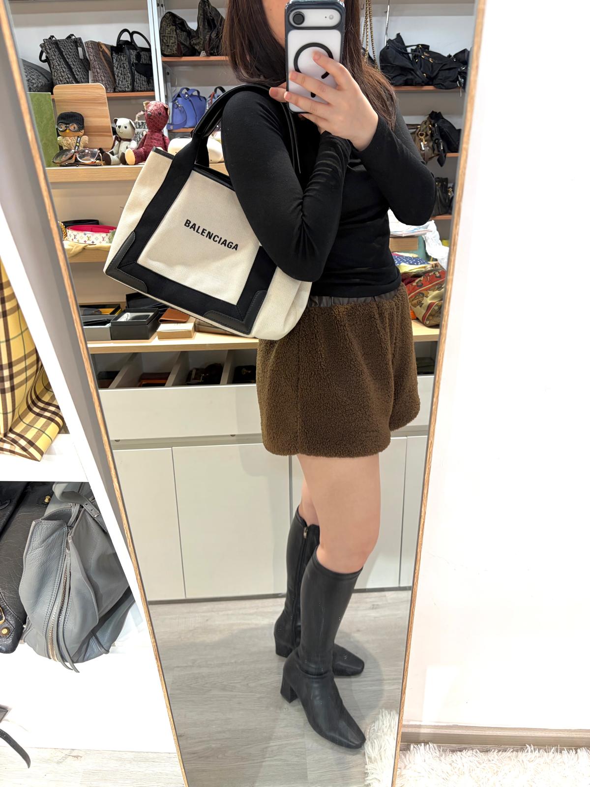 Balenciaga 帆布tote bag