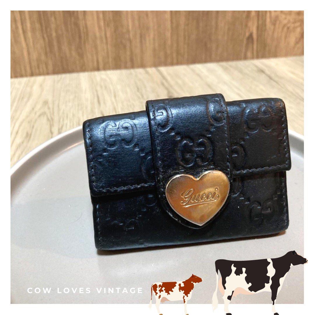 Gucci Monogram 6 Key Case 老花心型扣鎖匙包