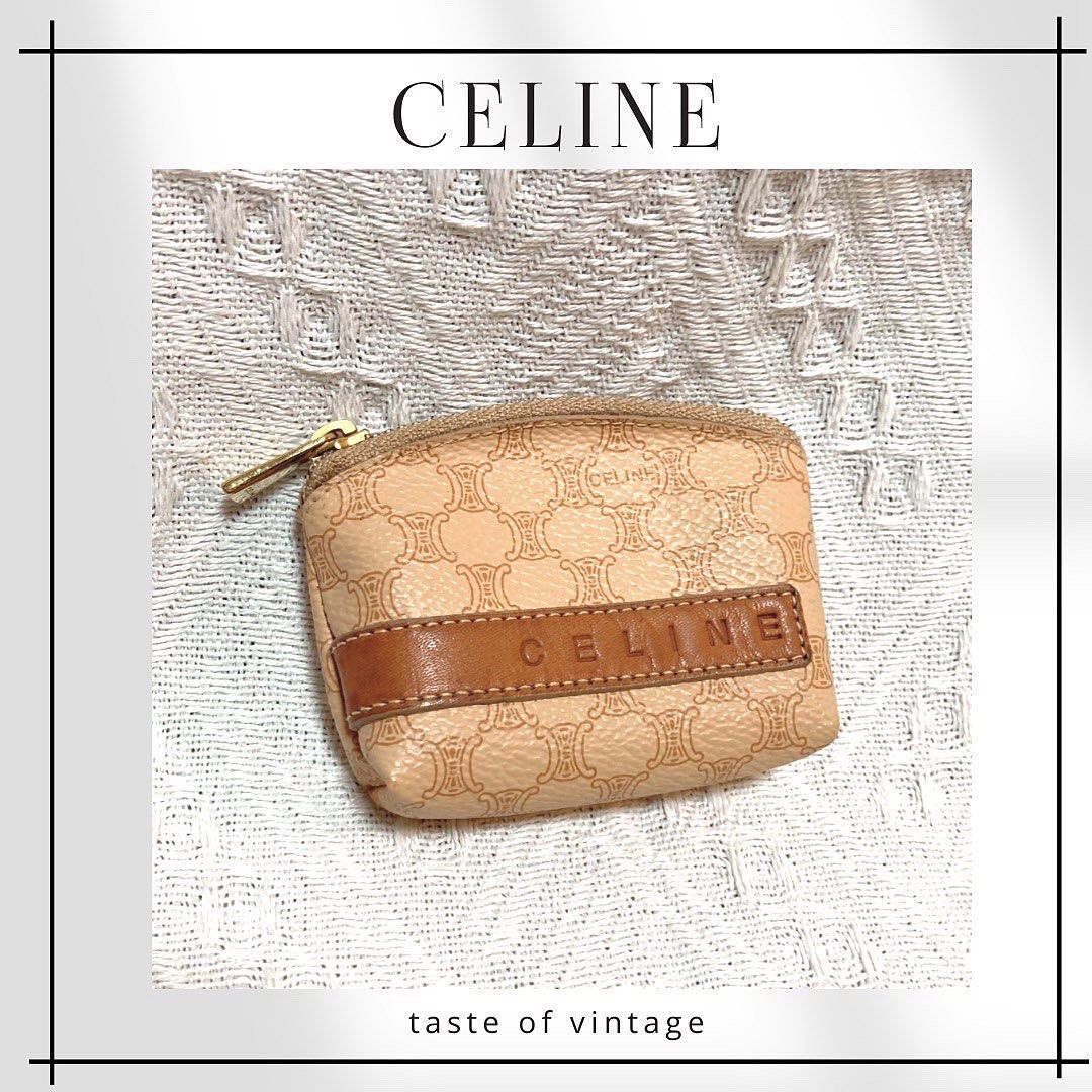 Celine White Maragram Coin Bag 老花白色散紙包