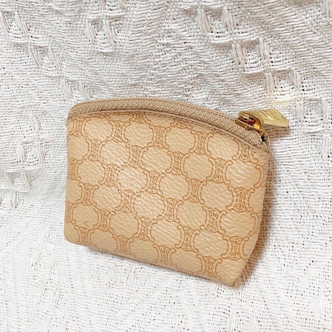 Celine White Maragram Coin Bag 老花白色散紙包