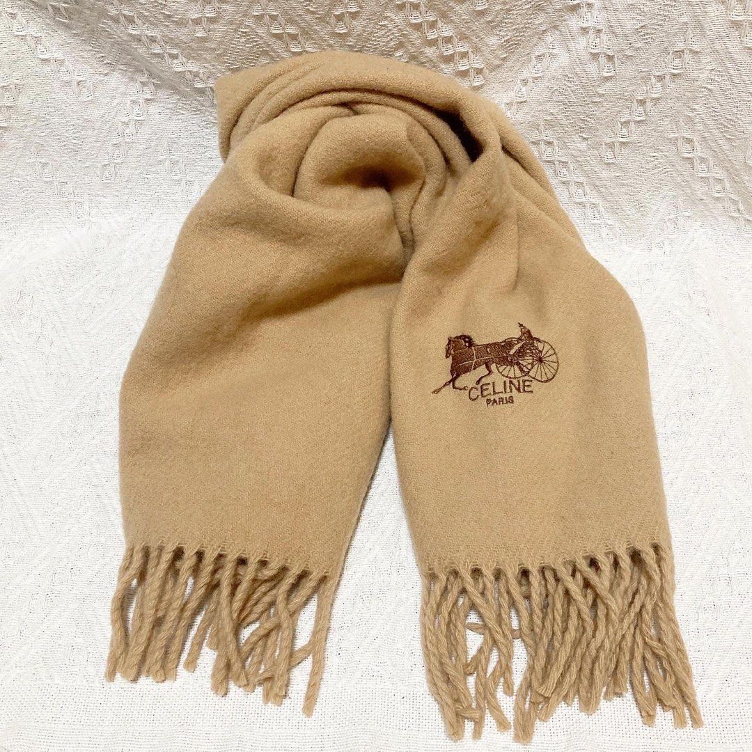 Celine Wool Scarf 奶茶色羊毛頸巾