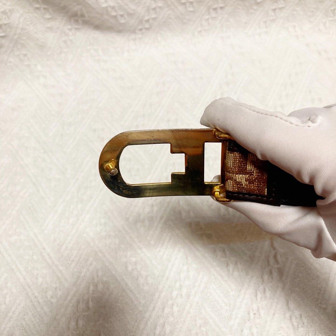 Christian Dior Oblique Belt 老花皮帶
