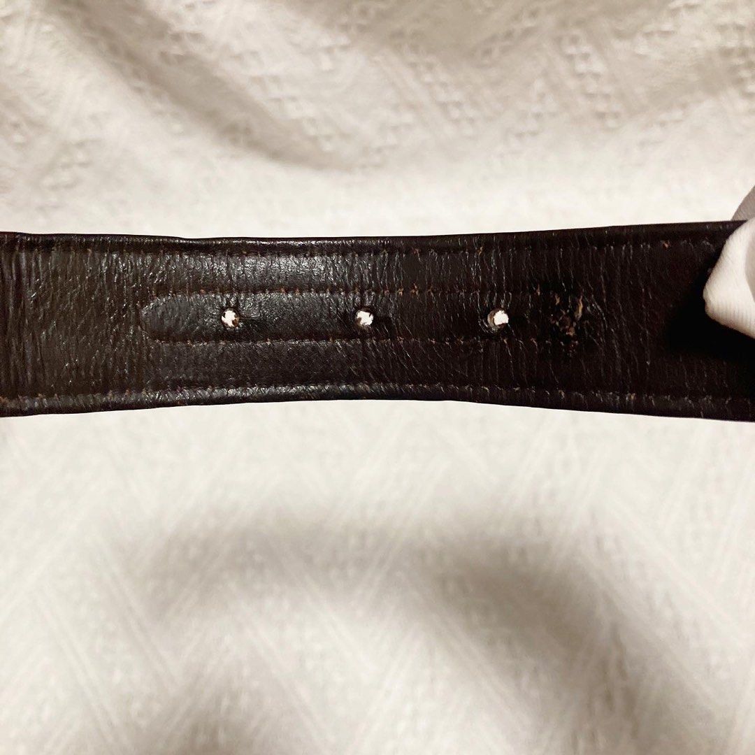 Christian Dior Oblique Belt 老花皮帶