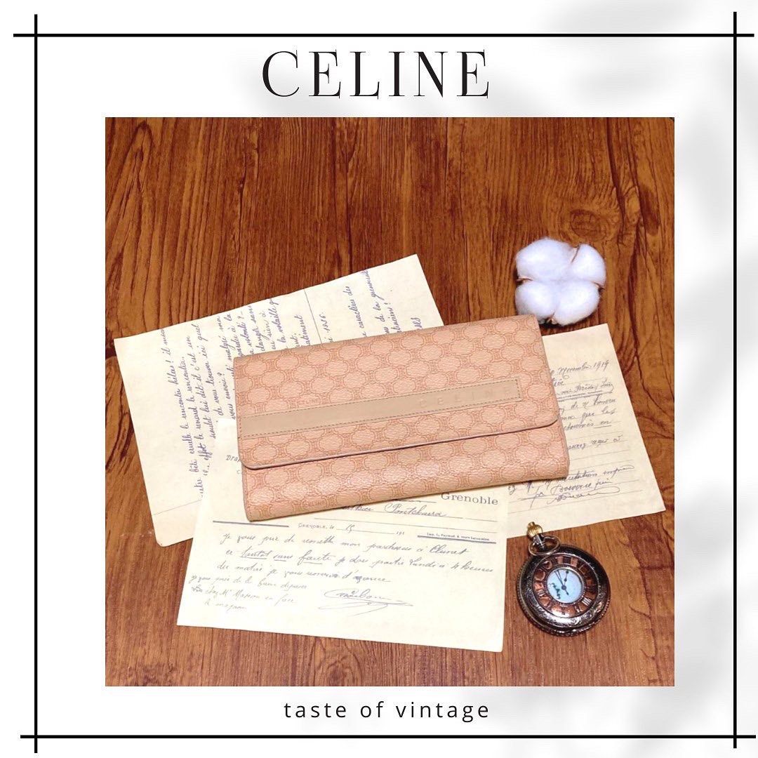 Celine White Maragram Long Wallet 淺色老花長銀包
