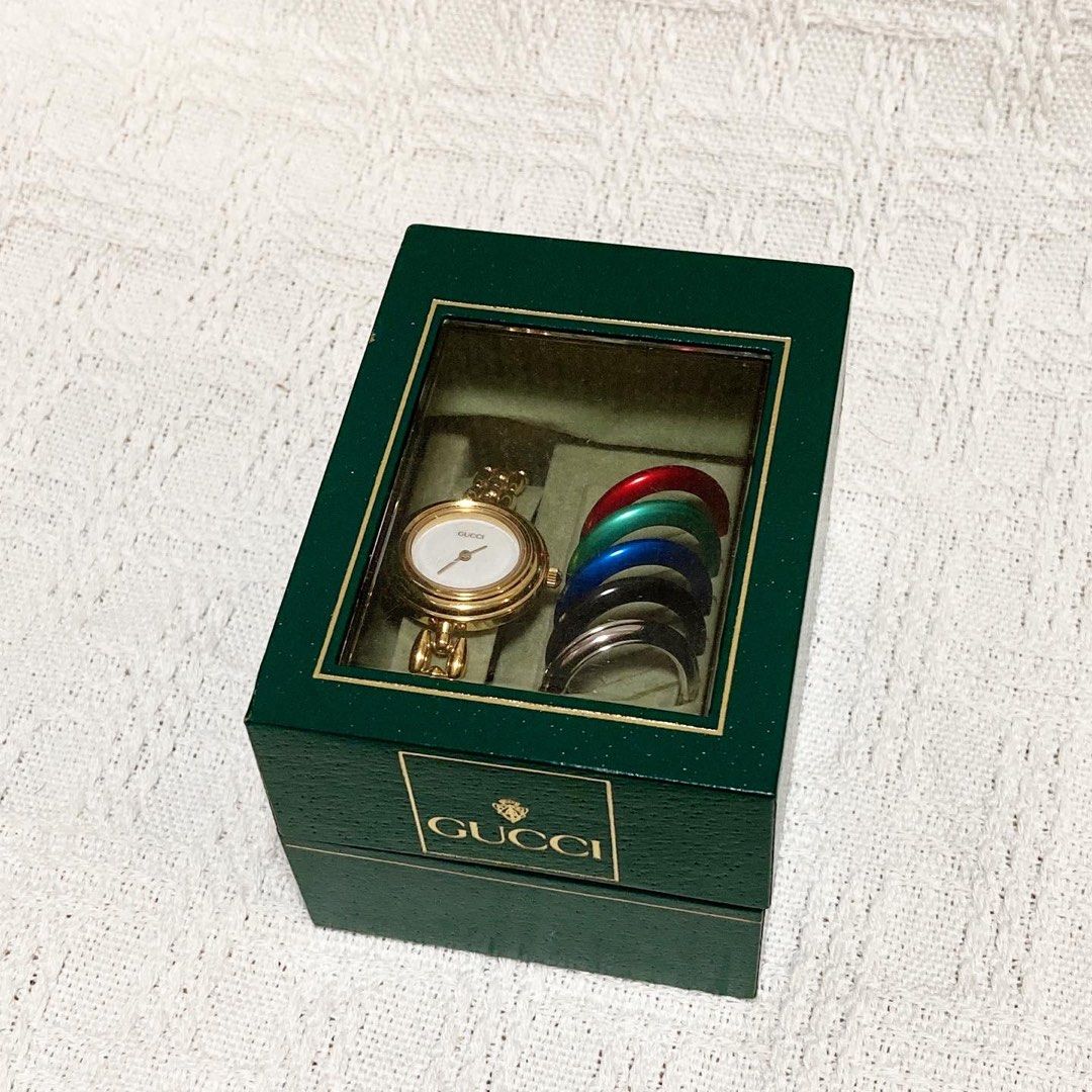 GUCCI 11/12.2 Vintage Watch 中古 石英錶 運作正常 美品 罕見 齊配件 原裝盒