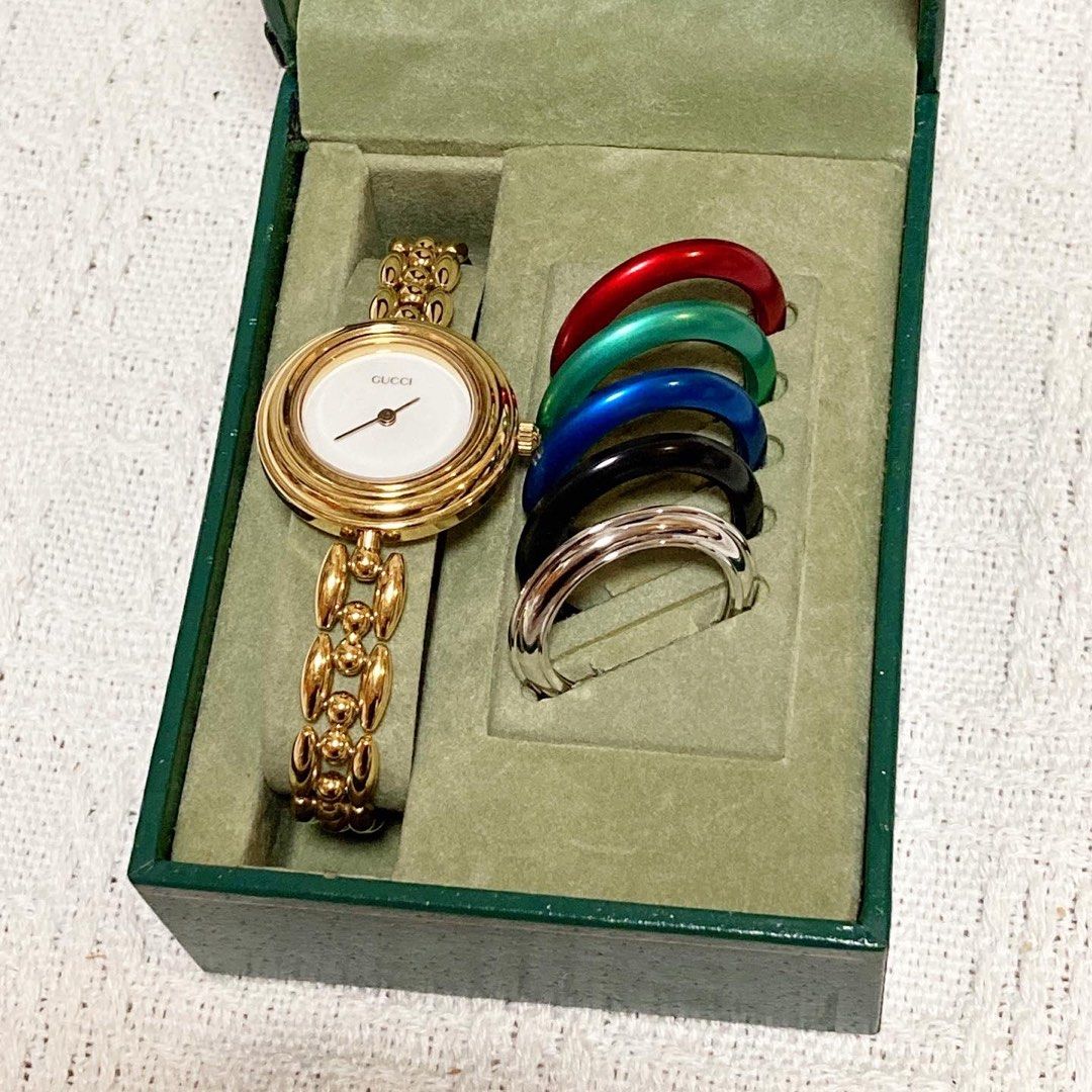 GUCCI 11/12.2 Vintage Watch 中古 石英錶 運作正常 美品 罕見 齊配件 原裝盒