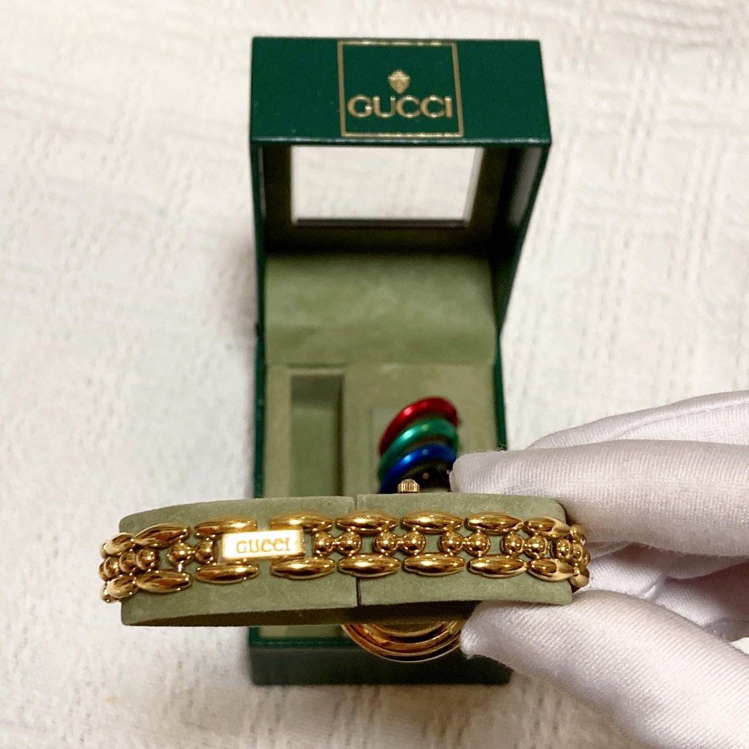 GUCCI 11/12.2 Vintage Watch 中古 石英錶 運作正常 美品 罕見 齊配件 原裝盒