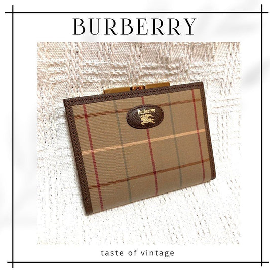 Burberry Check Wallet 格子短銀包