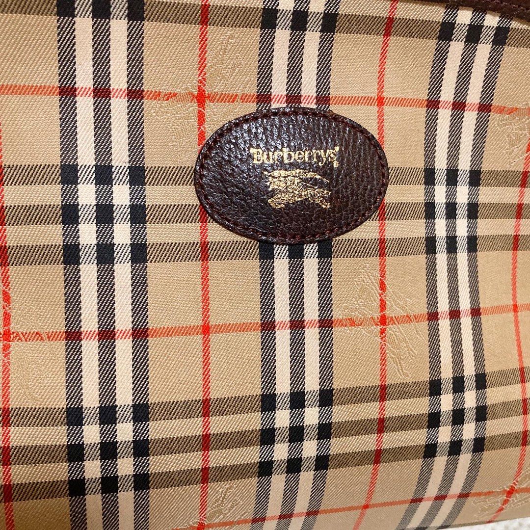 Burberry Vintage Check Pouch 經典格子包 (送新皮帶/鏈帶)