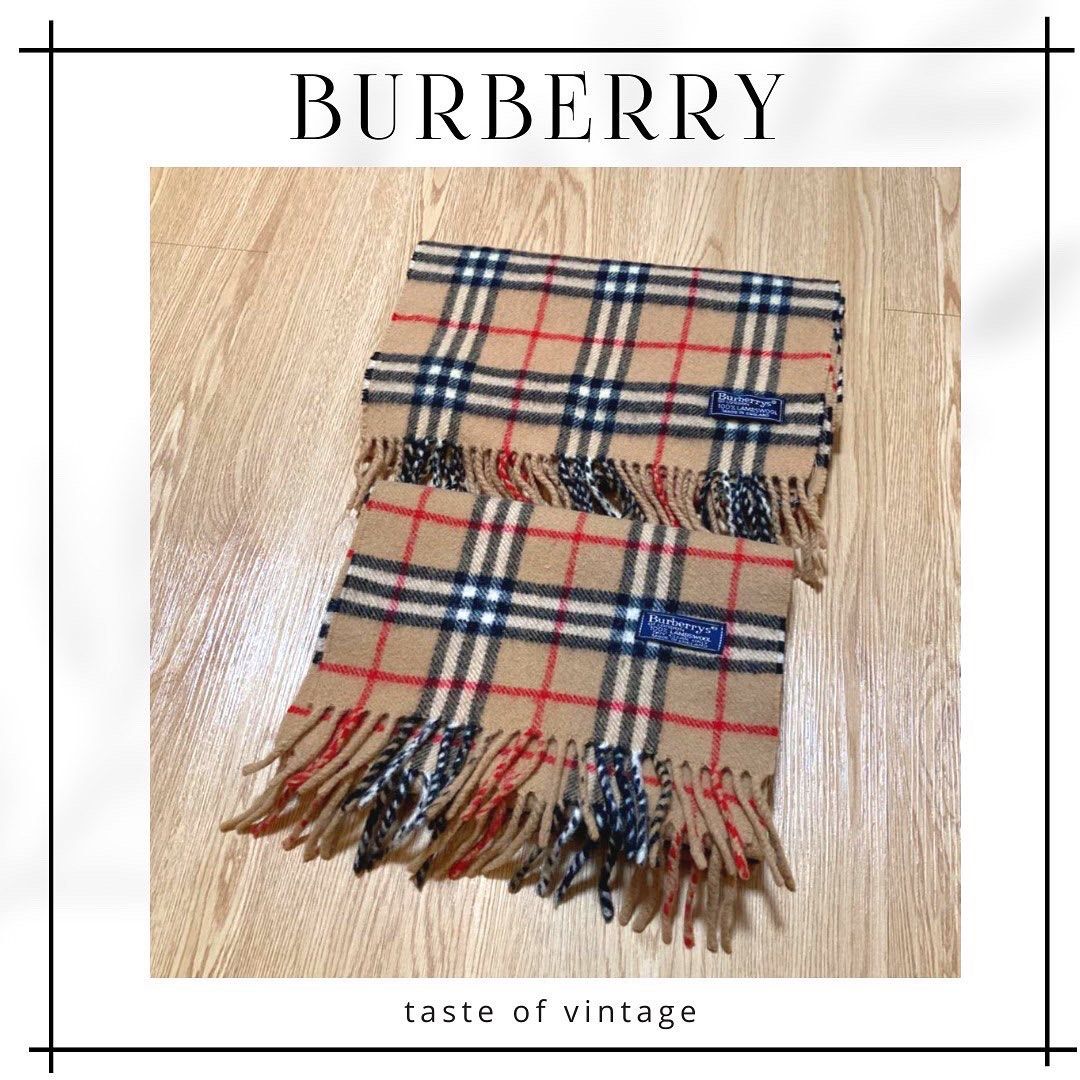Burberry Lambswool Scarf 米色羊毛頸巾