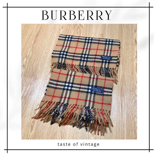 Burberry Lambswool Scarf 米色羊毛頸巾