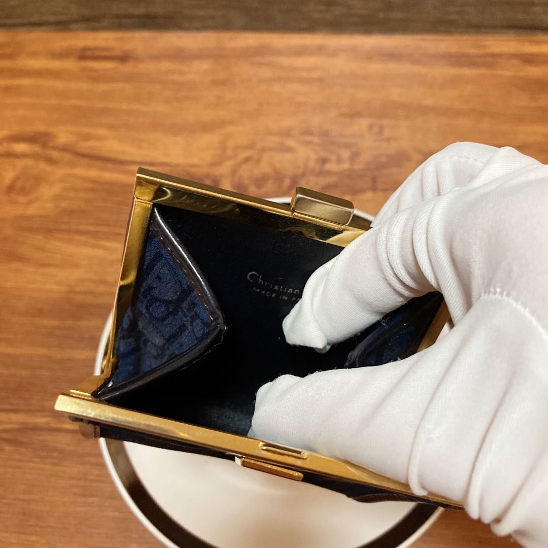 Christian Dior Monogram Oblique Coin Purse CD 經典老花絲綢散紙包