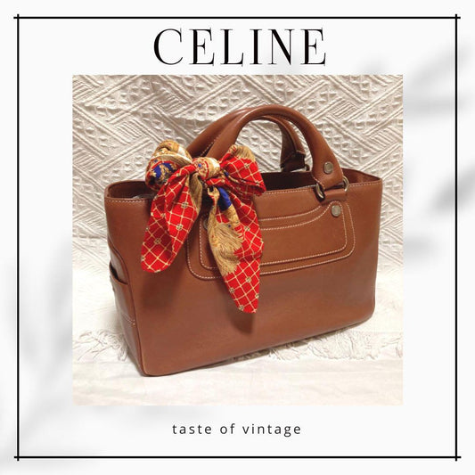 Celine Leather Boogie Bag (Brown) 經典牛皮手提包 (焦糖棕)