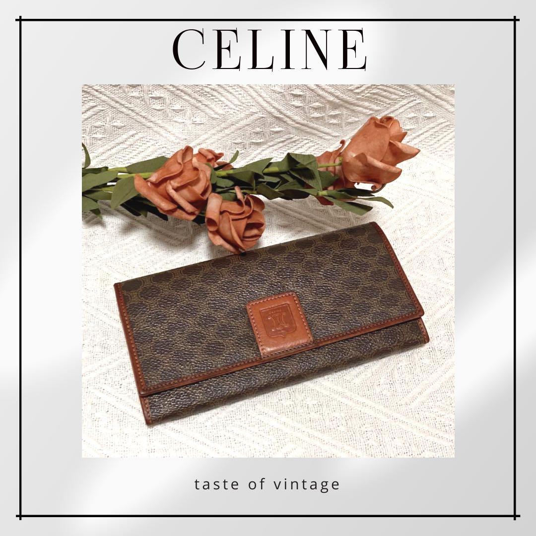 CELINE Macadam Long Wallet 凱旋門老花長銀包