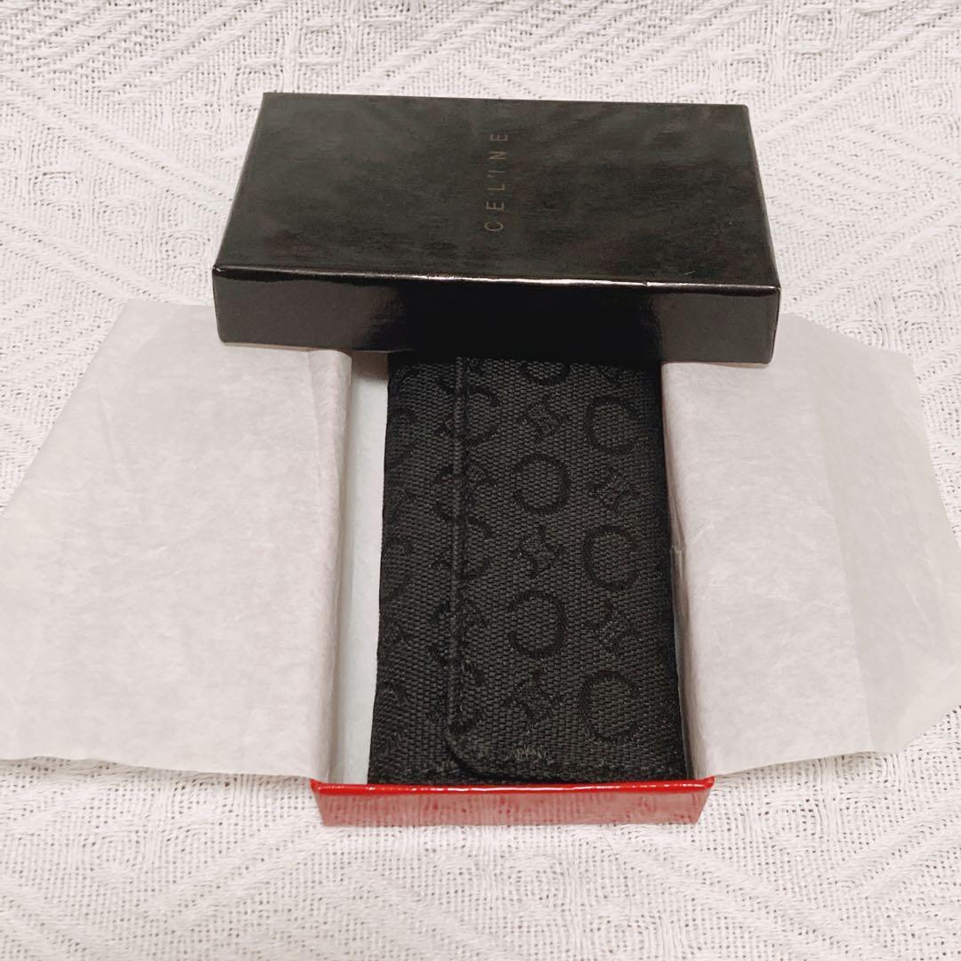 Celine Black Key Case 黑色暗花鎖匙包