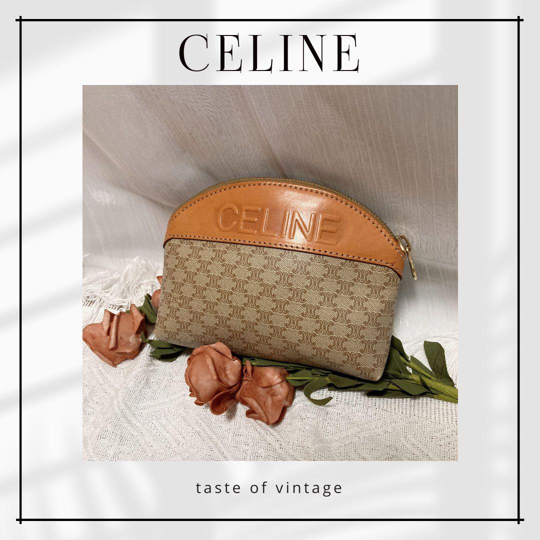 Celine Macadam Cosmetic Pouch 經典老花化妝包
