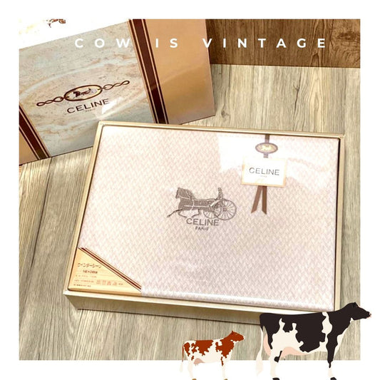 Celine Carriage Beige Winter Sheet 奶茶色毛毯 (西川產業製造)