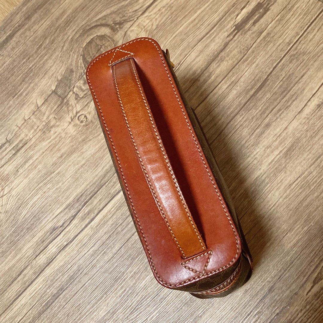Celine Vintage Macadam Vanity Case 已配揹帶