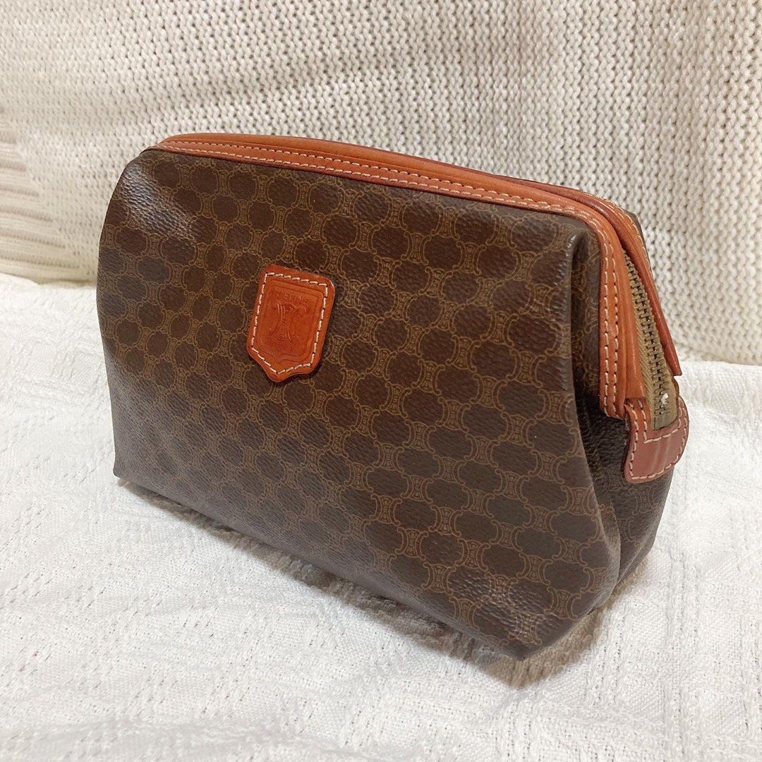 CELINE Macadam Pouch Bage 老花雲朵包 (送新皮帶/鏈帶)