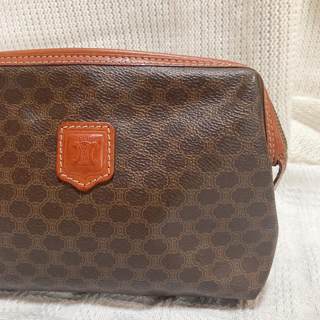 CELINE Macadam Pouch Bage 老花雲朵包 (送新皮帶/鏈帶)