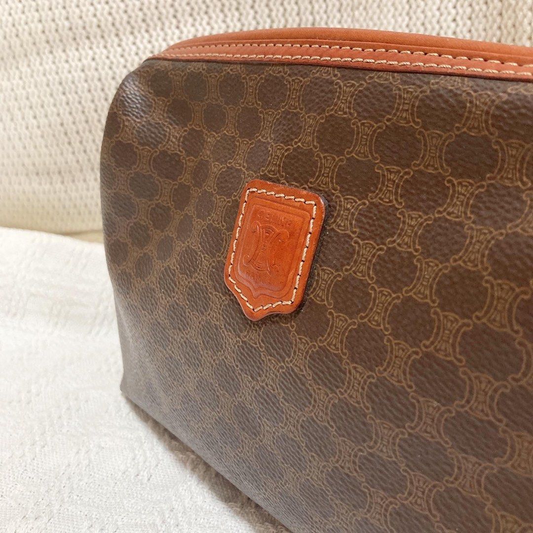 CELINE Macadam Pouch Bage 老花雲朵包 (送新皮帶/鏈帶)