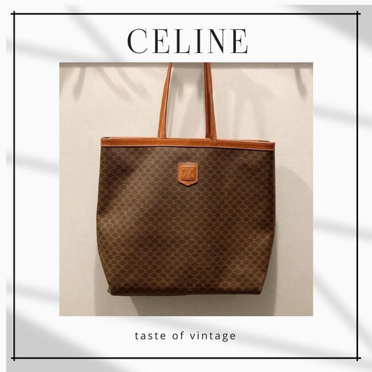 Celine Macadam Large Tote Bag 老花大托特包