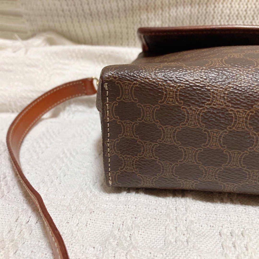 Celine Macadam Handbag 老花金扣手挽袋