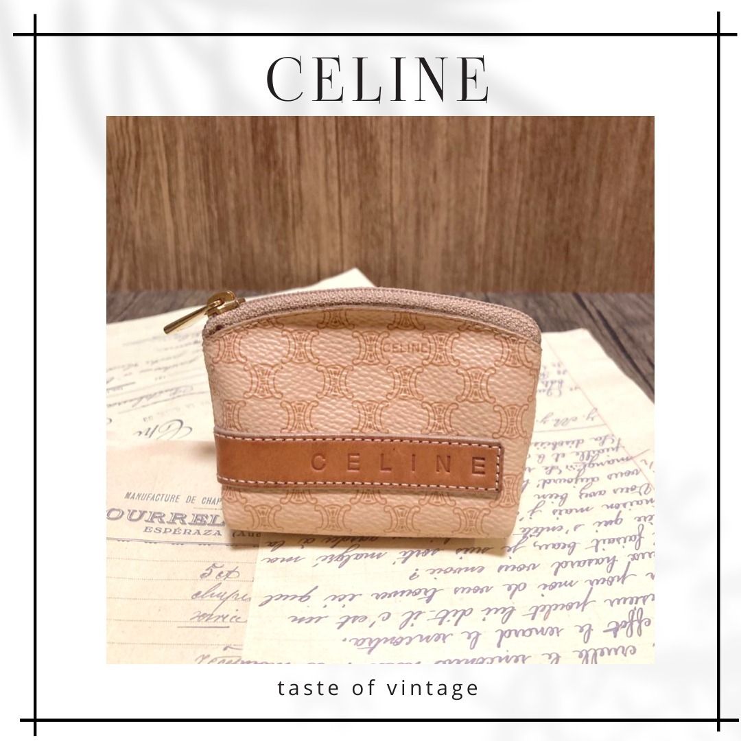 Celine Vintage White Coin Purse 散紙包