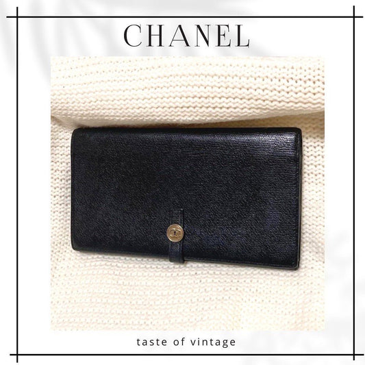 Chanel Black Long Wallet 黑色長銀包